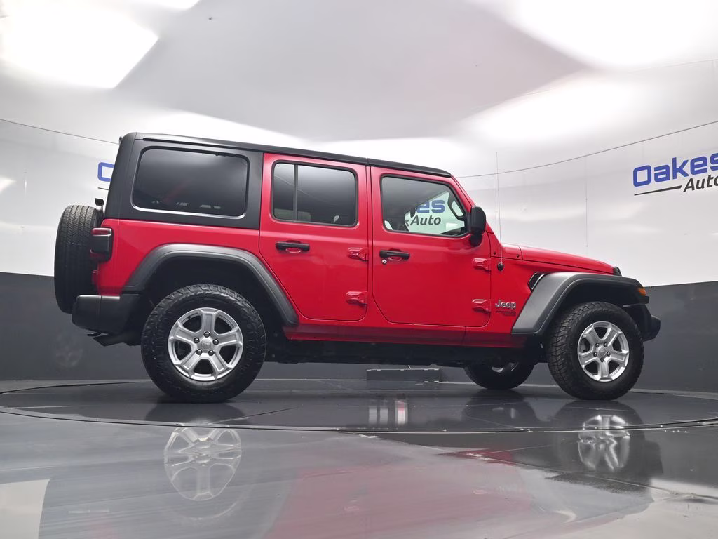 2018 Firecracker Red Clearcoat Jeep Wrangler Unlimited Sport S 4X4 SUV