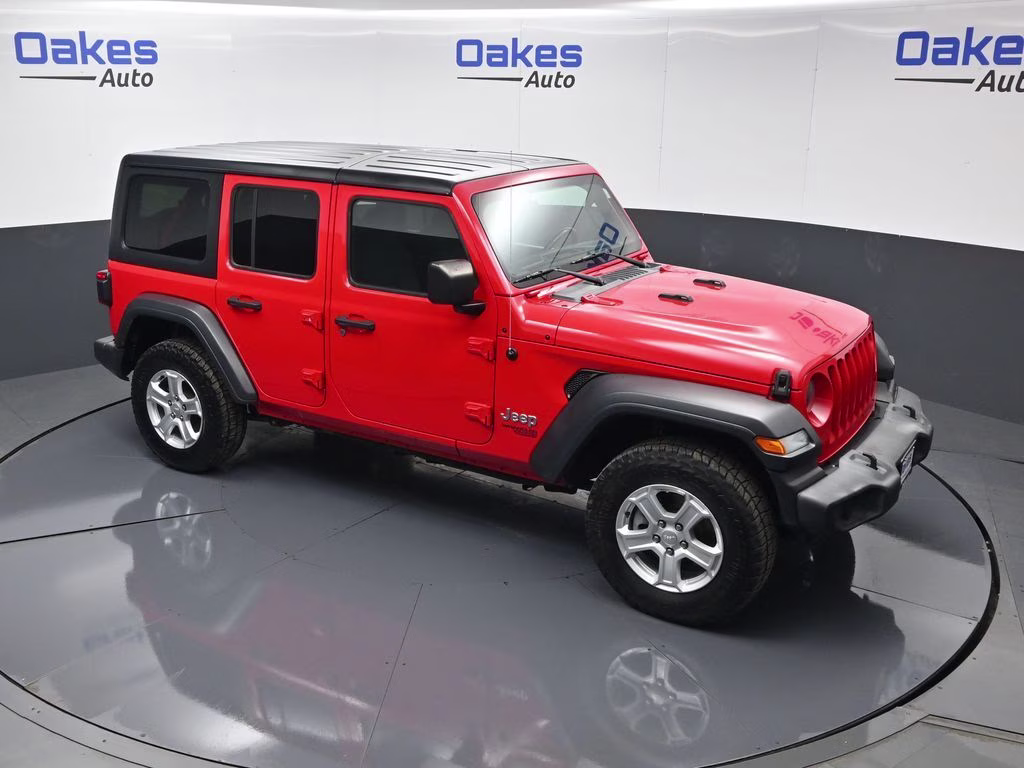2018 Firecracker Red Clearcoat Jeep Wrangler Unlimited Sport S 4X4 SUV
