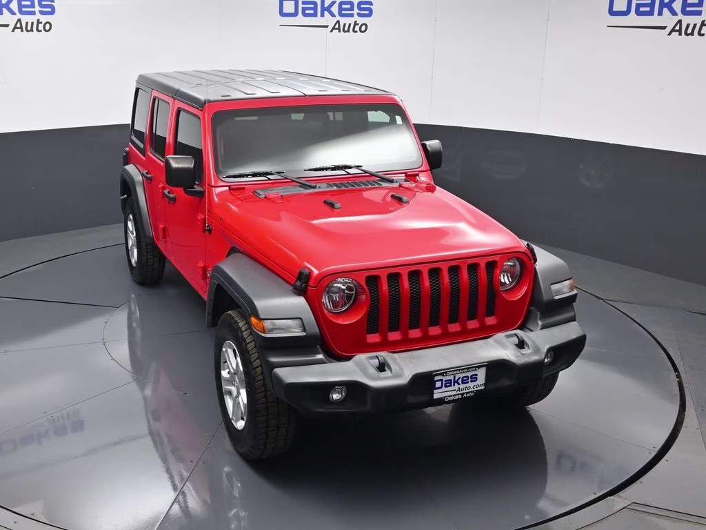 2018 Firecracker Red Clearcoat Jeep Wrangler Unlimited Sport S 4X4 SUV