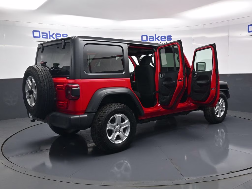 2018 Firecracker Red Clearcoat Jeep Wrangler Unlimited Sport S 4X4 SUV