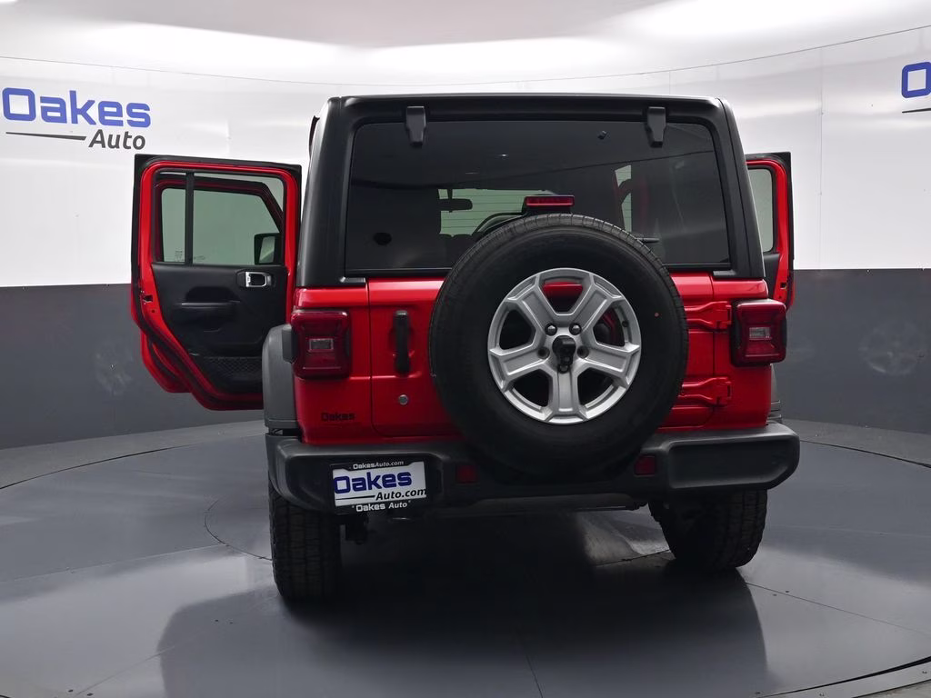 2018 Firecracker Red Clearcoat Jeep Wrangler Unlimited Sport S 4X4 SUV