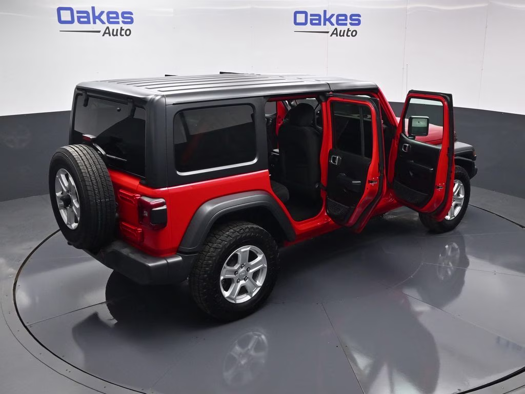 2018 Firecracker Red Clearcoat Jeep Wrangler Unlimited Sport S 4X4 SUV