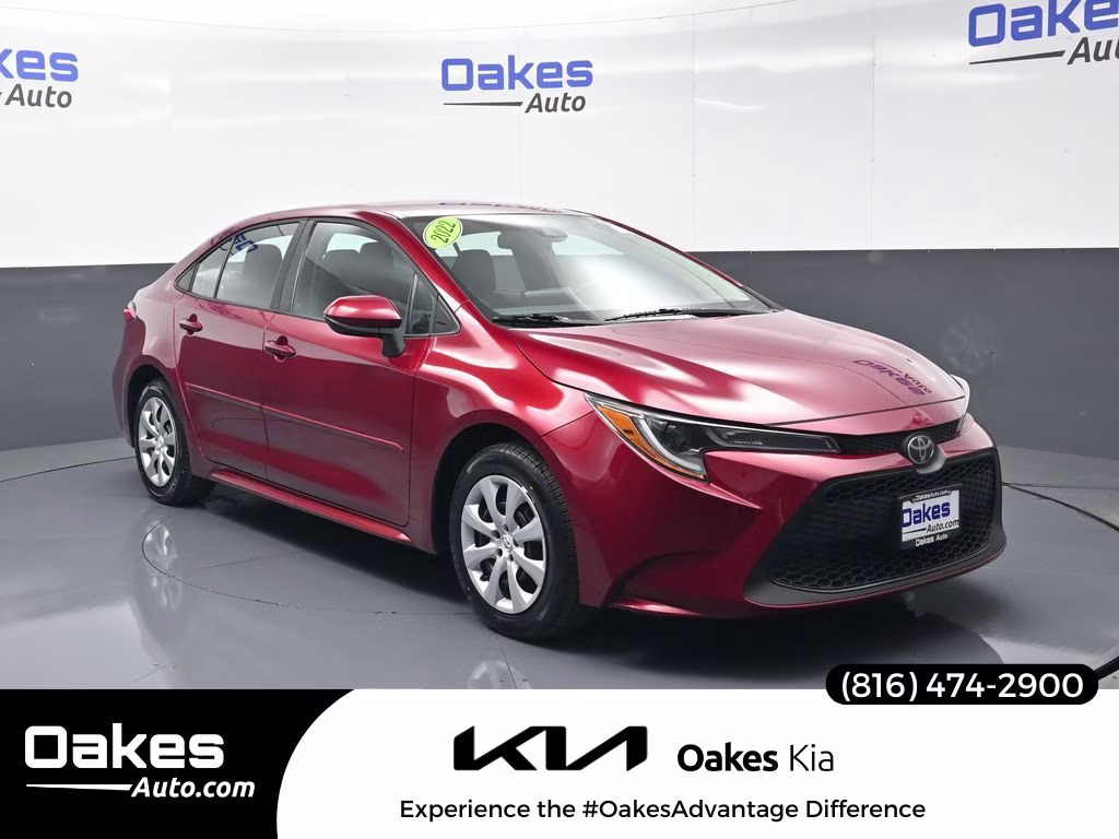 2022 Pearl Toyota Corolla LE FWD Sedan