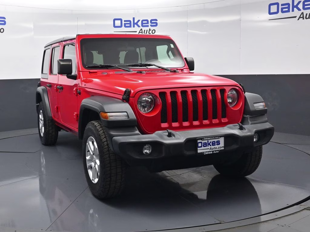 2018 Firecracker Red Clearcoat Jeep Wrangler Unlimited Sport S 4X4 SUV