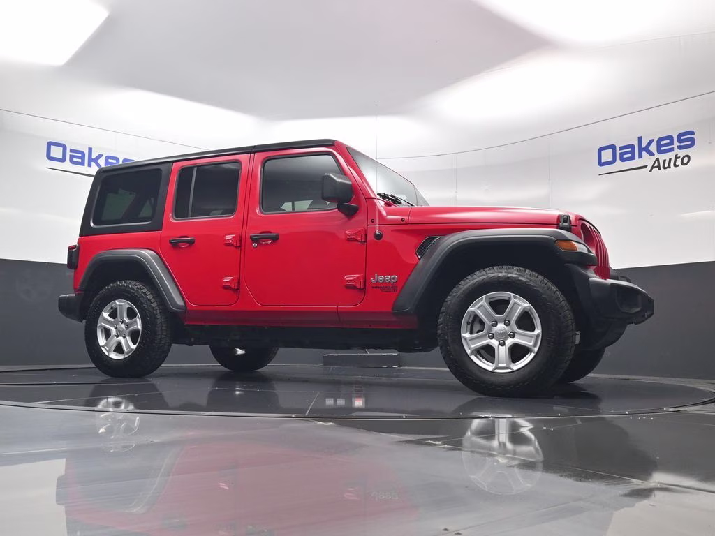 2018 Firecracker Red Clearcoat Jeep Wrangler Unlimited Sport S 4X4 SUV