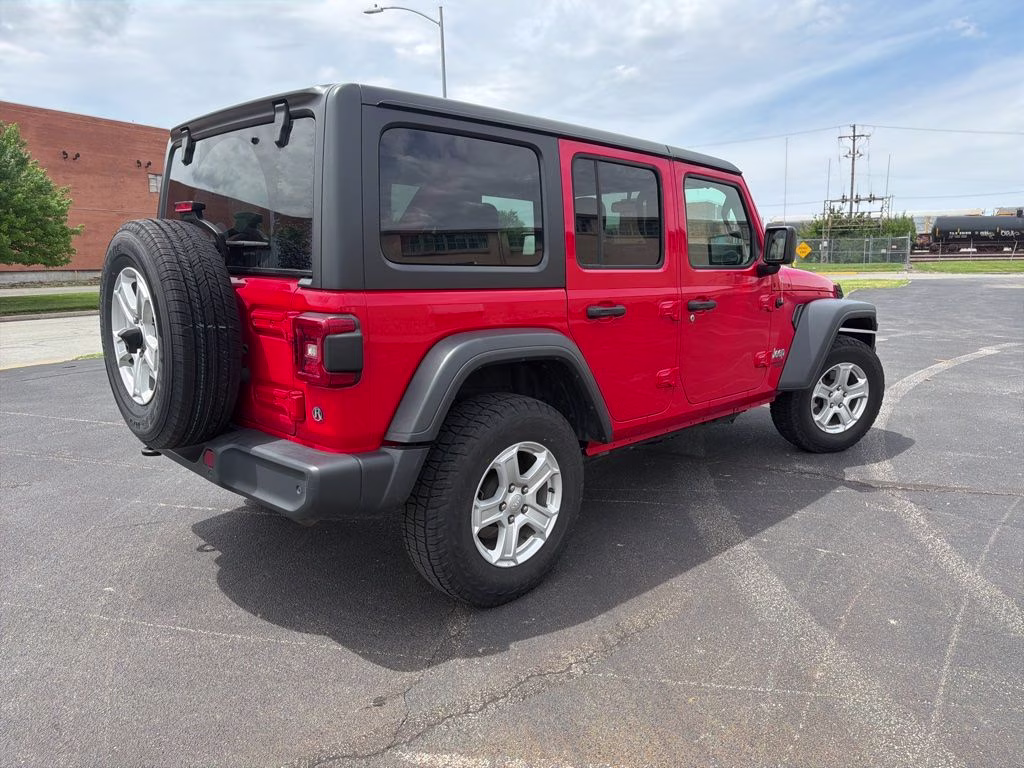 2018 Firecracker Red Clearcoat Jeep Wrangler Unlimited Sport S 4X4 SUV