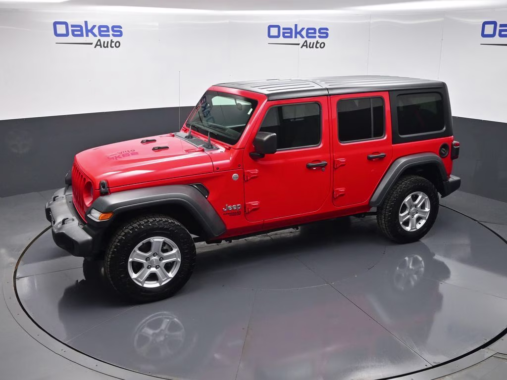 2018 Firecracker Red Clearcoat Jeep Wrangler Unlimited Sport S 4X4 SUV
