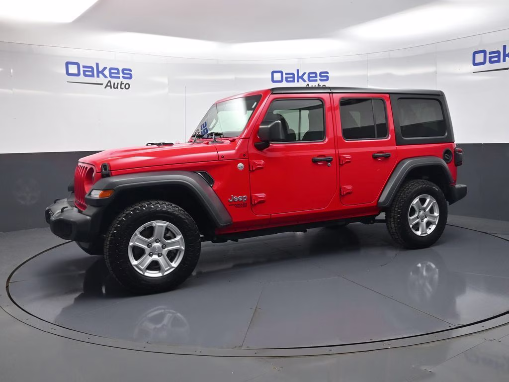2018 Firecracker Red Clearcoat Jeep Wrangler Unlimited Sport S 4X4 SUV