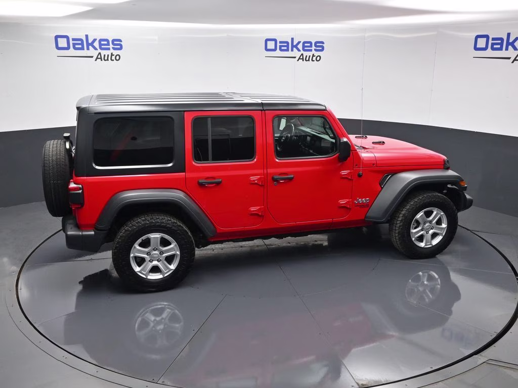 2018 Firecracker Red Clearcoat Jeep Wrangler Unlimited Sport S 4X4 SUV