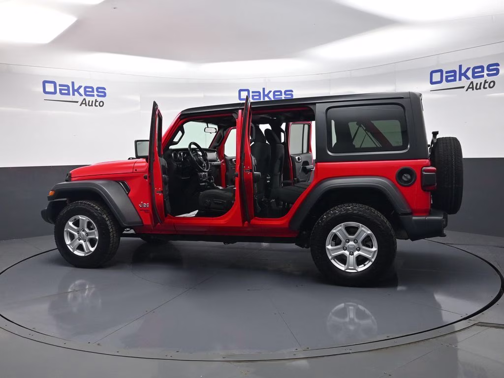 2018 Firecracker Red Clearcoat Jeep Wrangler Unlimited Sport S 4X4 SUV