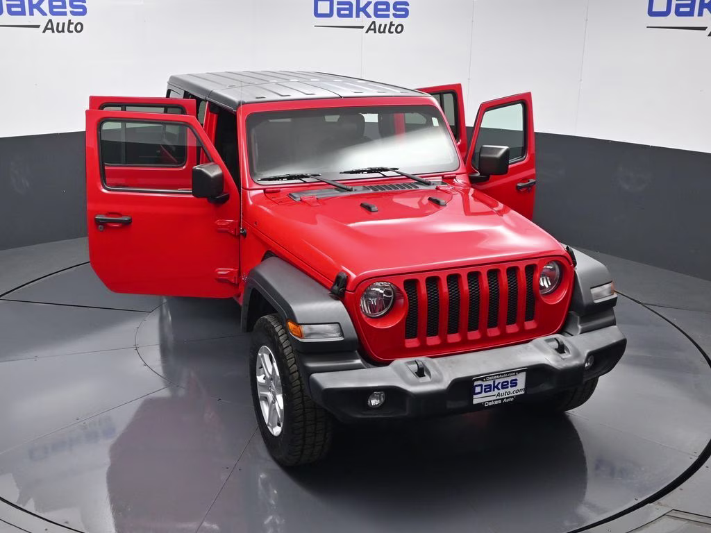 2018 Firecracker Red Clearcoat Jeep Wrangler Unlimited Sport S 4X4 SUV