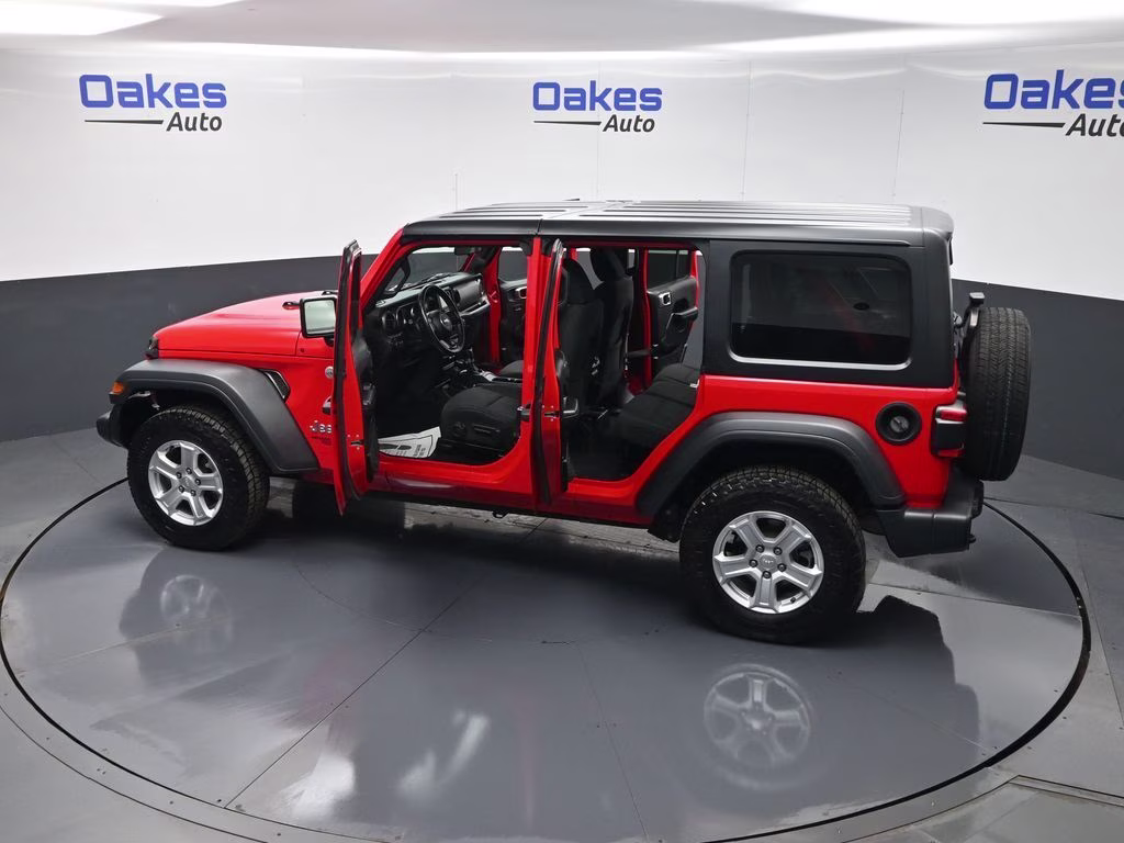 2018 Firecracker Red Clearcoat Jeep Wrangler Unlimited Sport S 4X4 SUV
