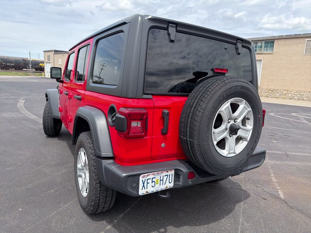 2018 Firecracker Red Clearcoat Jeep Wrangler Unlimited Sport S 4X4 SUV
