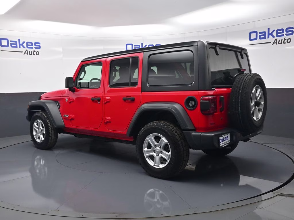 2018 Firecracker Red Clearcoat Jeep Wrangler Unlimited Sport S 4X4 SUV