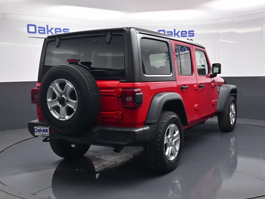 2018 Firecracker Red Clearcoat Jeep Wrangler Unlimited Sport S 4X4 SUV