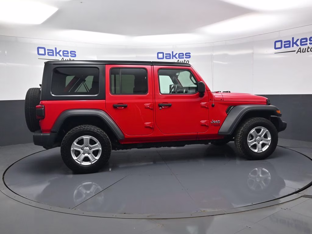 2018 Firecracker Red Clearcoat Jeep Wrangler Unlimited Sport S 4X4 SUV