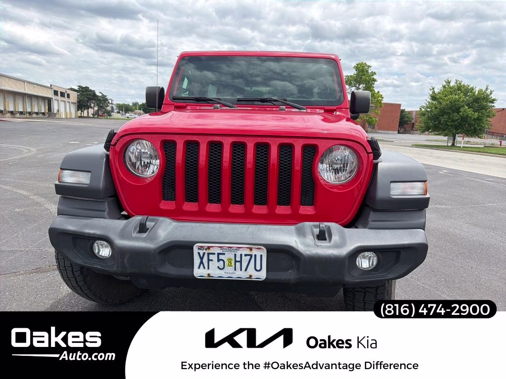 2018 Firecracker Red Clearcoat Jeep Wrangler Unlimited Sport S 4X4 SUV