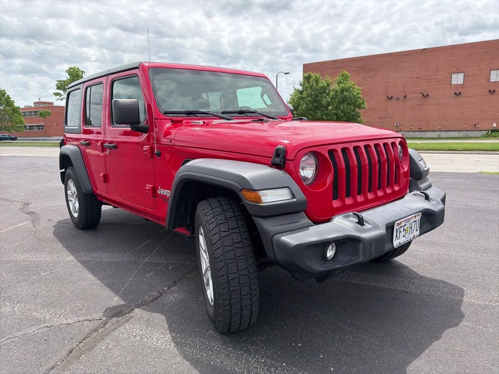 2018 Firecracker Red Clearcoat Jeep Wrangler Unlimited Sport S 4X4 SUV
