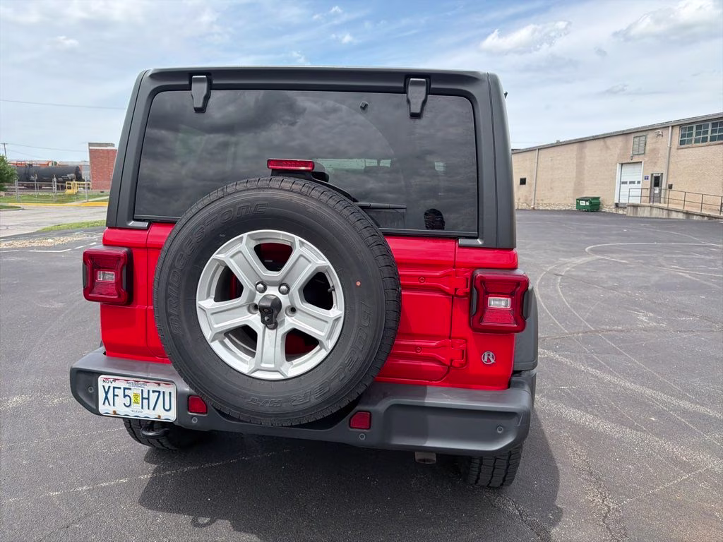 2018 Firecracker Red Clearcoat Jeep Wrangler Unlimited Sport S 4X4 SUV