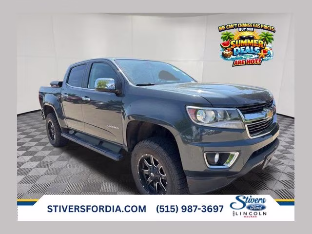 2017 Graphite Metallic Chevrolet Colorado LT 4X4 Truck