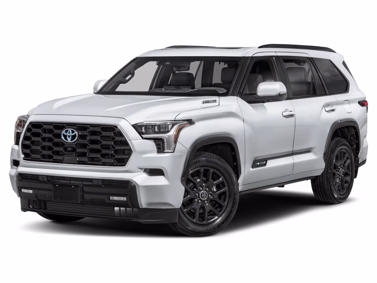 2025 White Toyota Sequoia 4X4 SUV