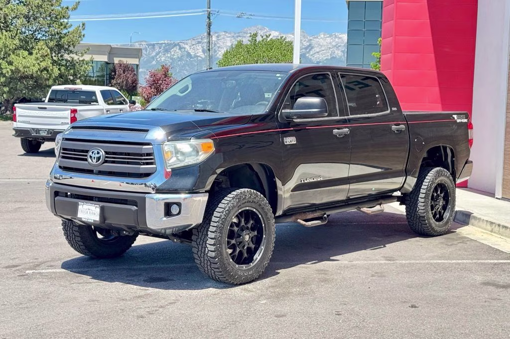 2014 Black Toyota Tundra SR5 4X4 Truck