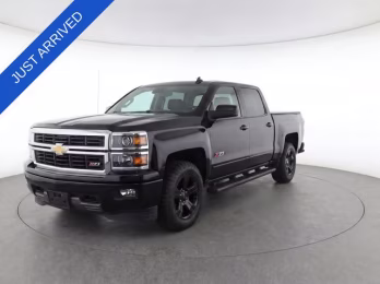 2015 Black Chevrolet Silverado 1500 LT 4X4 Truck