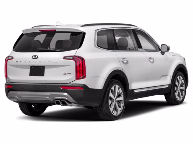 2021 Glacial White Pearl Kia Telluride S FWD SUV