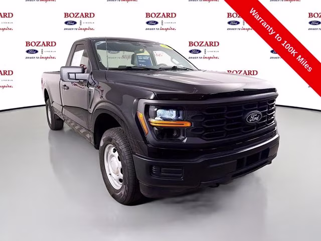 2025 Black Metallic Ford F-150 XL 4X4 Truck