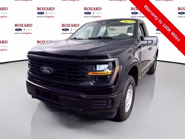 2025 Black Metallic Ford F-150 XL 4X4 Truck