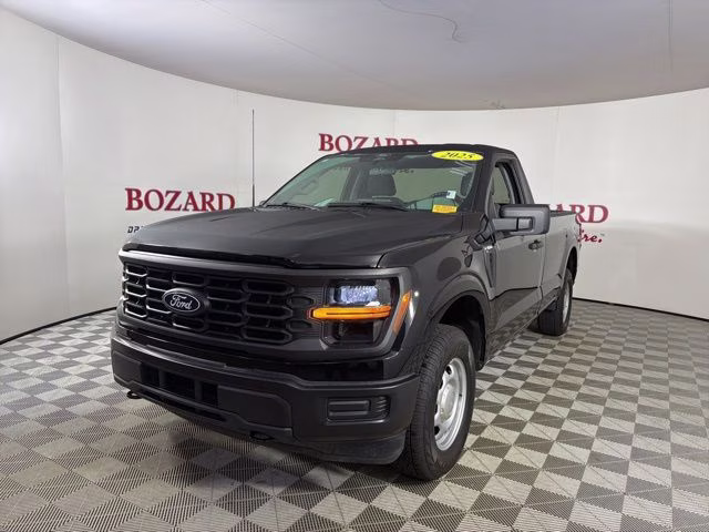 2025 Black Metallic Ford F-150 XL 4X4 Truck