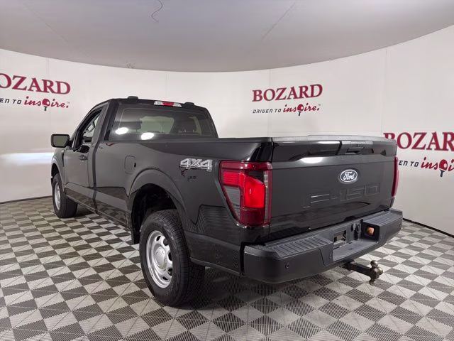 2025 Black Metallic Ford F-150 XL 4X4 Truck