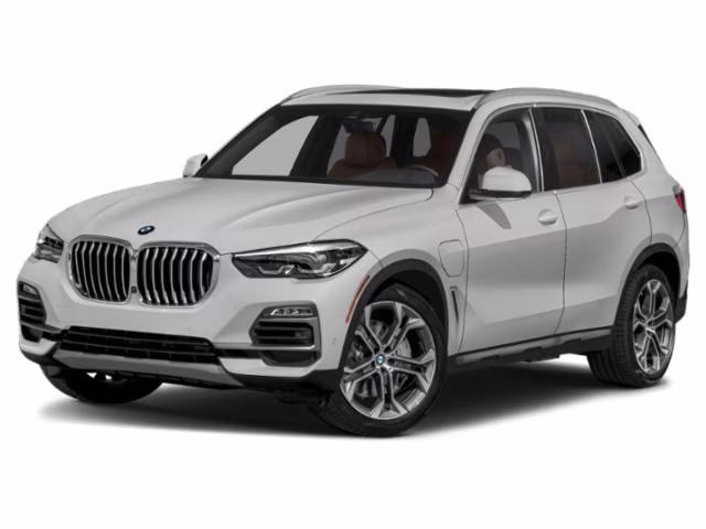 2021 White Metallic BMW X5 xDrive45e AWD SUV