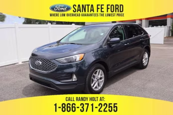 2024 Blue Ford Edge SEL AWD SUV