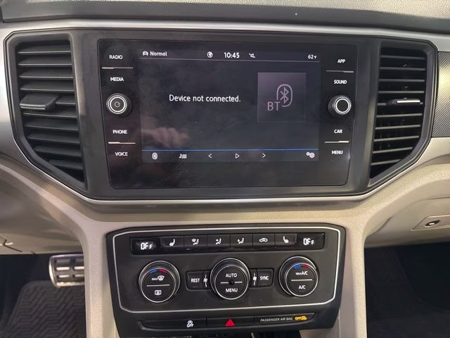2021 Blue Volkswagen Atlas 3.6L V6 SE w/Technology R-Line AWD SUV