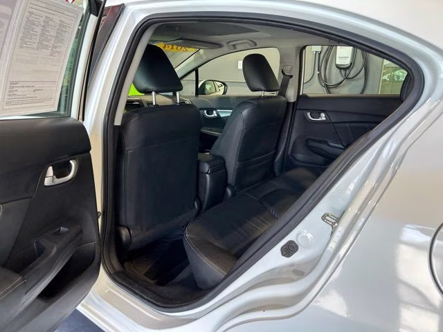 2014 White Orchid Pearl Honda Civic EX-L FWD Sedan