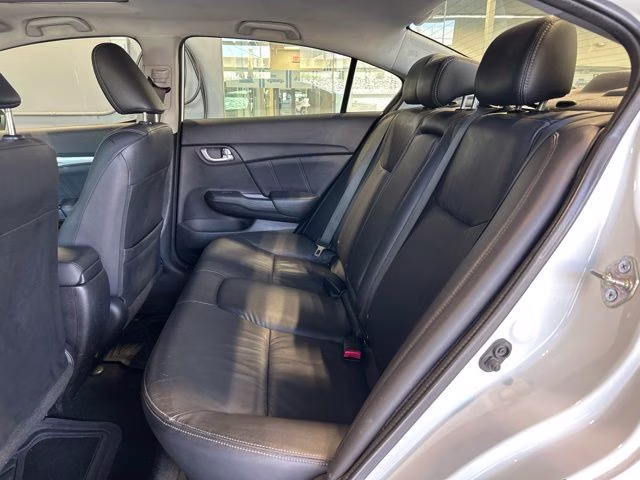 2014 White Orchid Pearl Honda Civic EX-L FWD Sedan