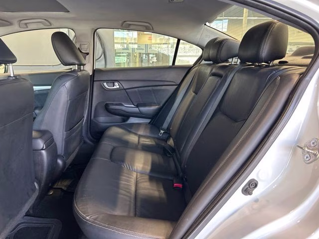2014 White Orchid Pearl Honda Civic EX-L FWD Sedan