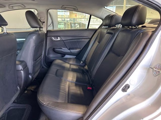 2014 White Orchid Pearl Honda Civic EX-L FWD Sedan