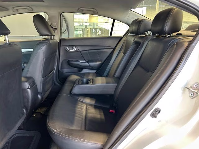 2014 White Orchid Pearl Honda Civic EX-L FWD Sedan