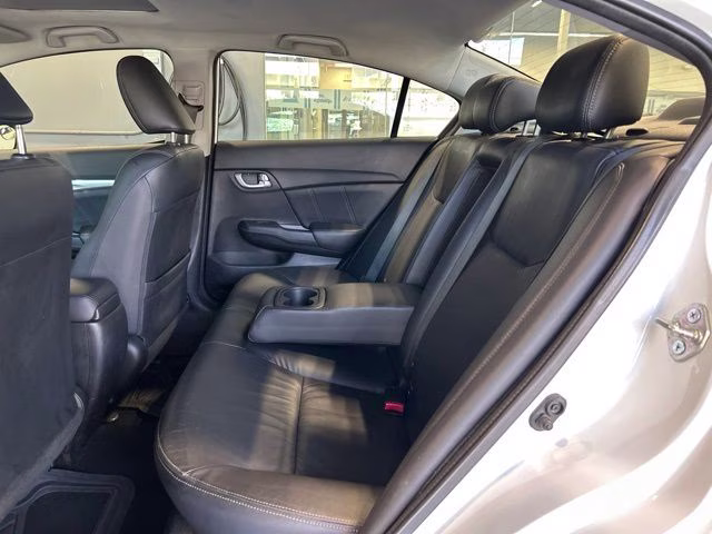 2014 White Orchid Pearl Honda Civic EX-L FWD Sedan