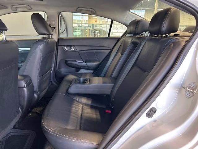 2014 White Orchid Pearl Honda Civic EX-L FWD Sedan