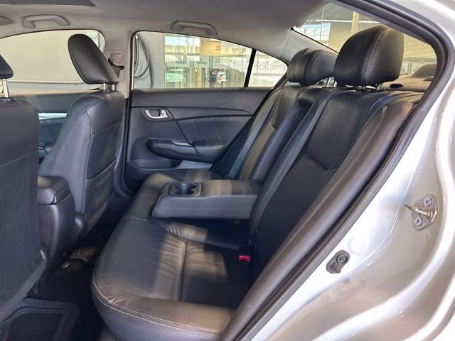 2014 White Orchid Pearl Honda Civic EX-L FWD Sedan