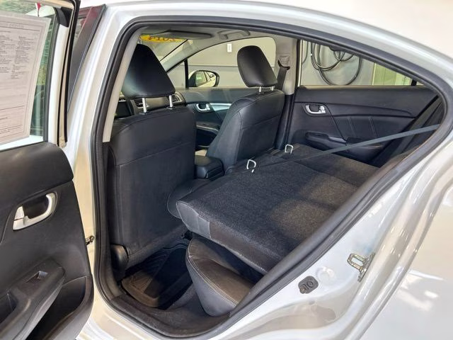 2014 White Orchid Pearl Honda Civic EX-L FWD Sedan