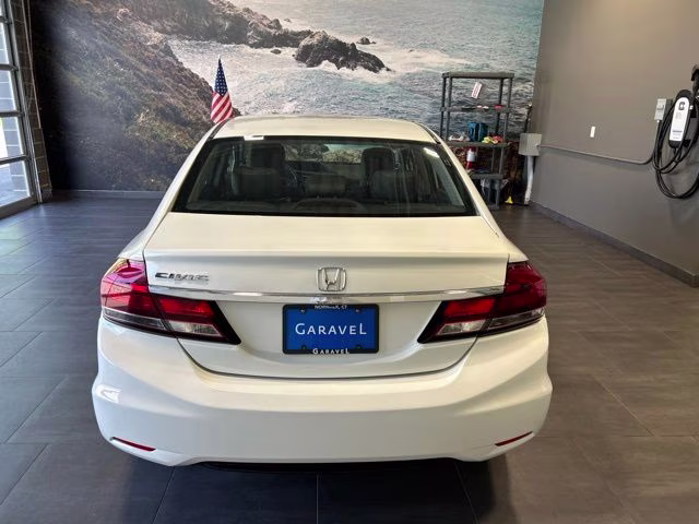 2014 White Orchid Pearl Honda Civic EX-L FWD Sedan