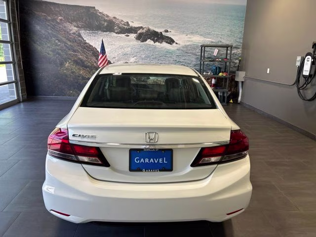 2014 White Orchid Pearl Honda Civic EX-L FWD Sedan