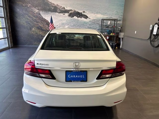 2014 White Orchid Pearl Honda Civic EX-L FWD Sedan