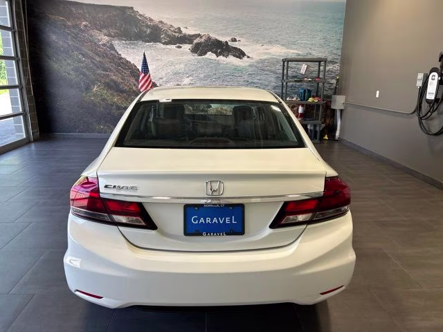 2014 White Orchid Pearl Honda Civic EX-L FWD Sedan