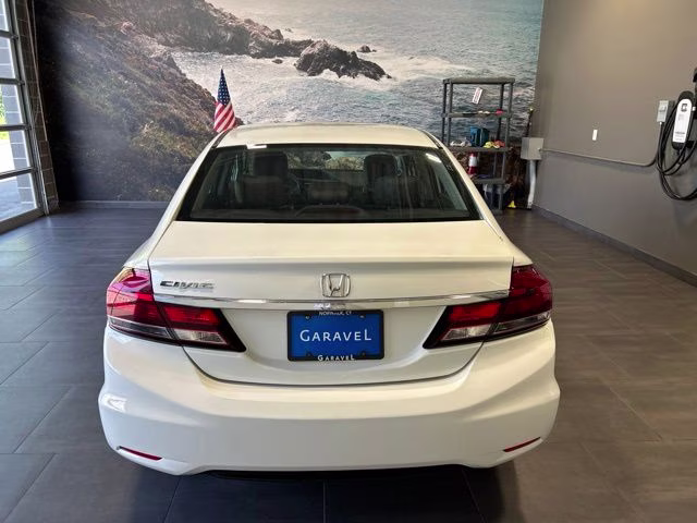 2014 White Orchid Pearl Honda Civic EX-L FWD Sedan