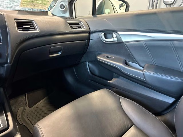 2014 White Orchid Pearl Honda Civic EX-L FWD Sedan